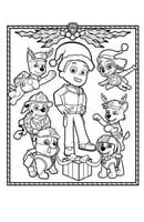 Paw Patrol kleurplaat 11
